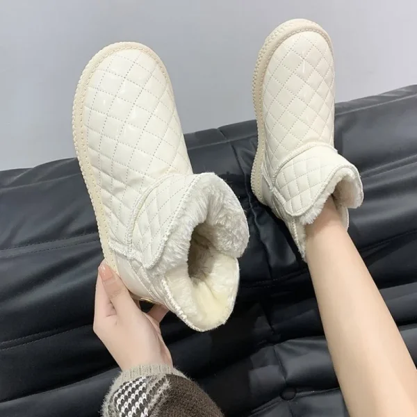 Women Snow Boots Winter Warm Plush Boots Women Waterproof Slip-on Women Shoes