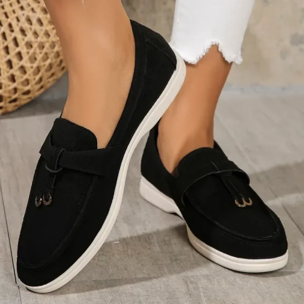 Women Loafers Slip on Ladies Flats Brand Spring Autumn Casual Flat Shoes Leather