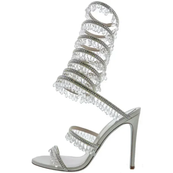 Women's New Rhinestone Sandals Fashion Crystal Women's Sandals - Image 7