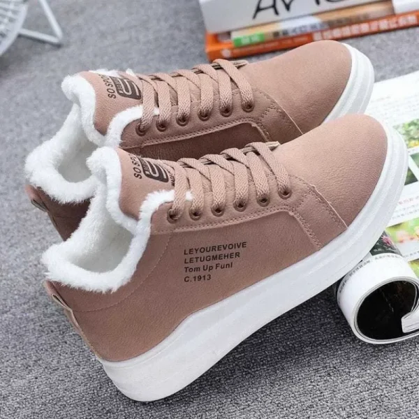 Women Ankle Boots Woman Warm Plush Vulcanized Shoes Casual Walking Sneakers