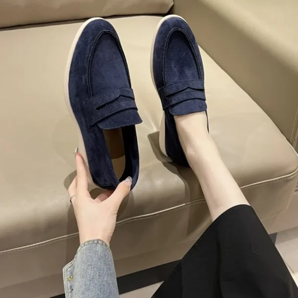 Genuine Leather Men Casual Shoes Luxury Brand Soft Men Loafers Moccasins Slip on Leisure Walking Shoe - Image 4