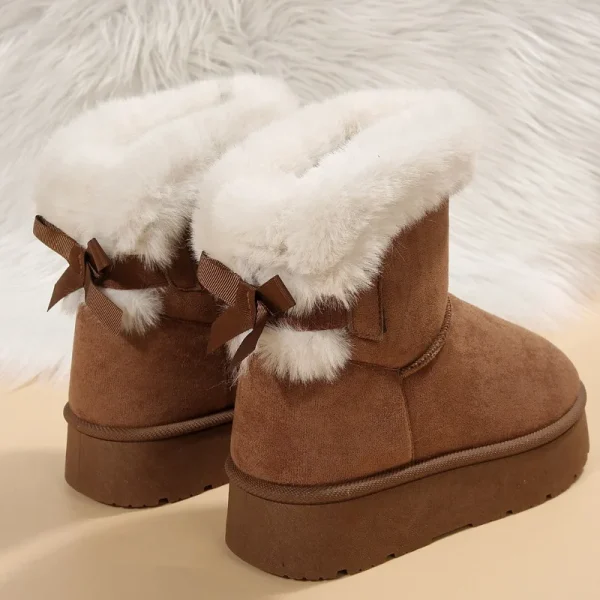 Snow Boots Women Winter Shoes Women Platform Boots Warm Plush Cotton - Image 3