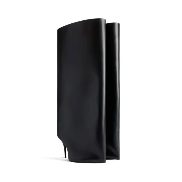 High Heels Knee Length Women's Boots Fashion Walk Party Women's Large Mid Size Boots - Image 2