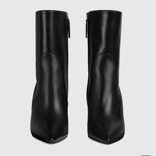 European and American Fashion Pointed Slim High Heels, Knee High Boots with Side Zippers - Image 9