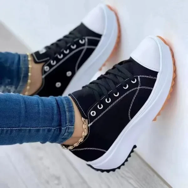 Woman Platform Sneakers Women Casual Shoes Female Canvas Shoes Tennis Ladies - Image 2