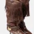 Brown cowhide