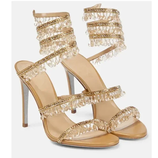 Women's New Rhinestone Sandals Fashion Crystal Women's Sandals - Image 2