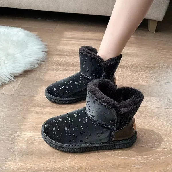 Ankle Boots Winter Boots for Women Snow Boots Women Slip on Shoes - Image 4