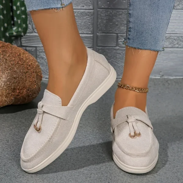 Women Loafers Slip on Ladies Flats Brand Spring Autumn Casual Flat Shoes Leather - Image 10