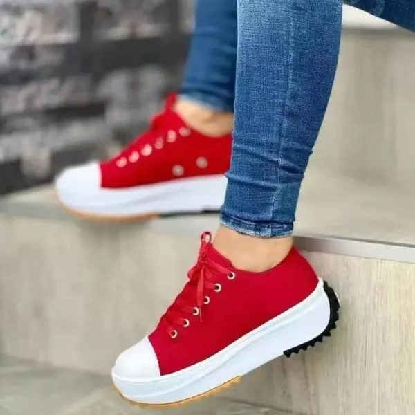 Woman Platform Sneakers Women Casual Shoes Female Canvas Shoes Tennis Ladies