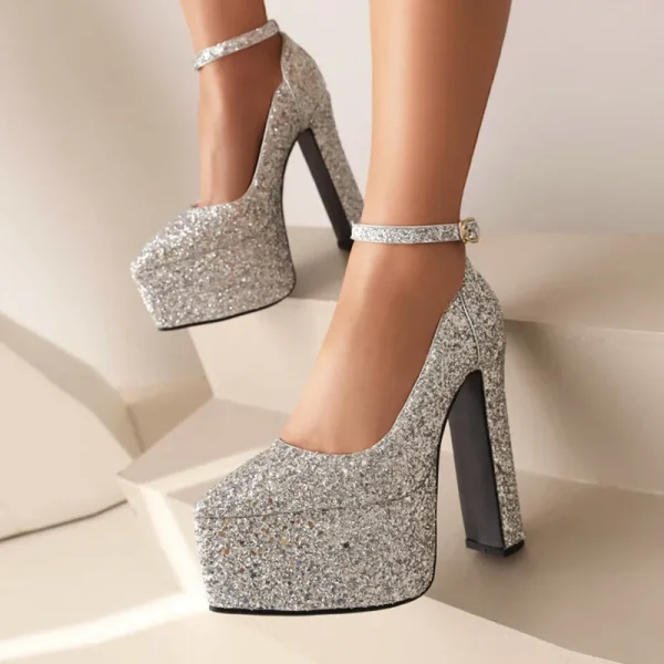 High Heels Fashion Pointed Elegant Women's Wedding Show Party Women's Shoes - Image 12