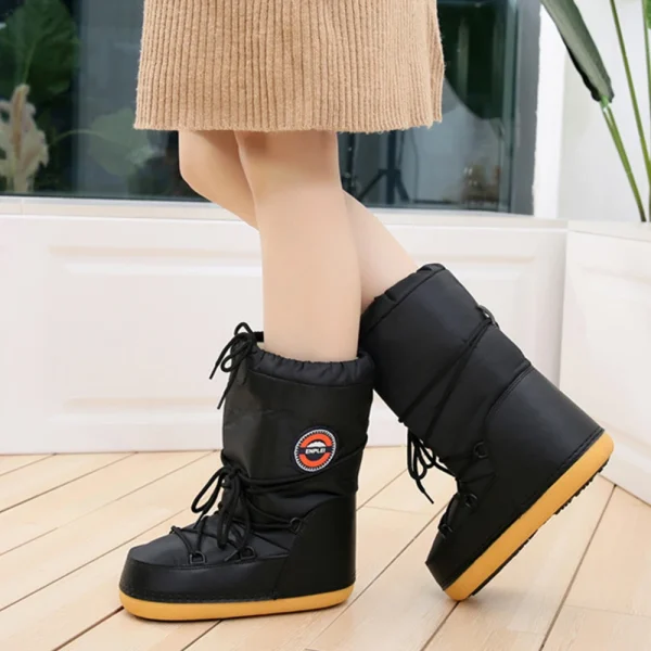 Woman Waterproof Platform Space Boots Snow Boots For Women 2024Winter - Image 5