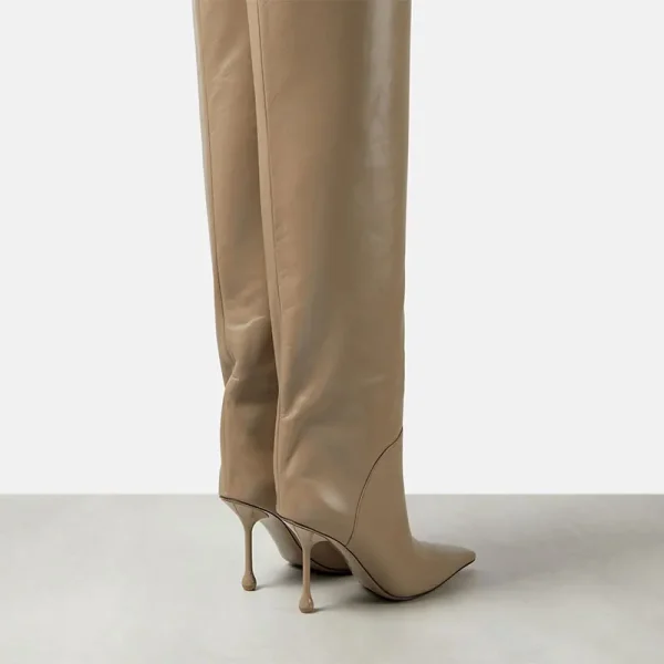 High Heel Over Knee Long Boots Fashion Pointed Thigh Boots Women's Comfort Long Boots - Image 11