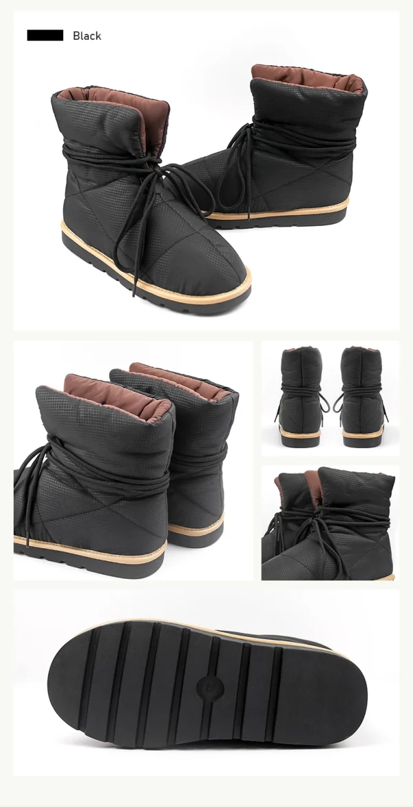 Women Ankle Boots Winter Warm Female Snow Boots Platforms Casual Short Shoes Woman Boots - Image 10