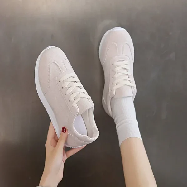 Leather Sneakers Sport Shoes Comfortable Spring Sneakers Casual Shoes 2025 Fashion - Image 3