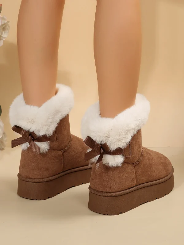 Snow Boots Women Winter Shoes Women Platform Boots Warm Plush Cotton