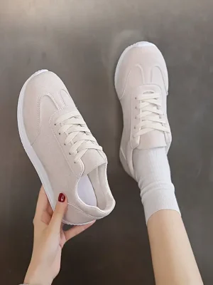 Leather Sneakers Sport Shoes Comfortable Spring Sneakers Casual Shoes 2025 Fashion