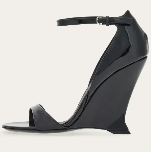 Women's Summer Thick High Heel Sandals Fashion Pointed  Women's Large Dress Sandals - Image 6