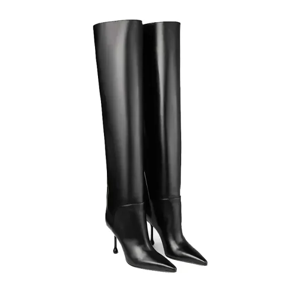 High Heel Over Knee Long Boots Fashion Pointed Thigh Boots Women's Comfort Long Boots - Image 5