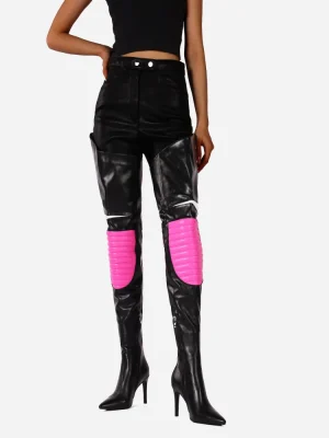 Women’s New Colorful Over Knee Boots European and American Sexy Thin High Heel