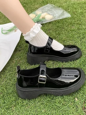 Lolita Shoes Japanese Mary Jane Shoes Women Vintage Girls Students JK Uniform Platform Shoes