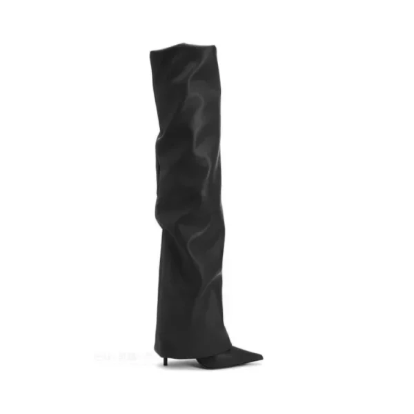 Winter New Women's Over Knee Boots Fashion Pointed Thin High Heel Thigh Boots - Image 2