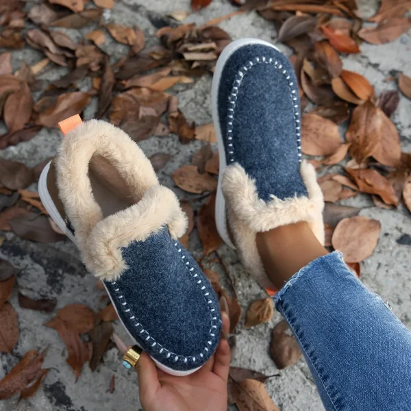 Winter Flats Women Snow Ankle Boots Short Plush Cotton Shoes Winter Designer Warm Casual Shoes - Image 8