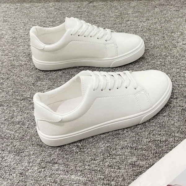 Men Casual Shoes Genuine Leather Mens Shoes Comfortable Sneakers Man Loafers Breathable High Quality White Shoes - Image 5