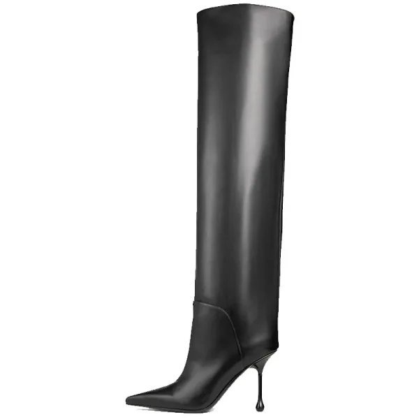 High Heel Over Knee Long Boots Fashion Pointed Thigh Boots Women's Comfort Long Boots - Image 12