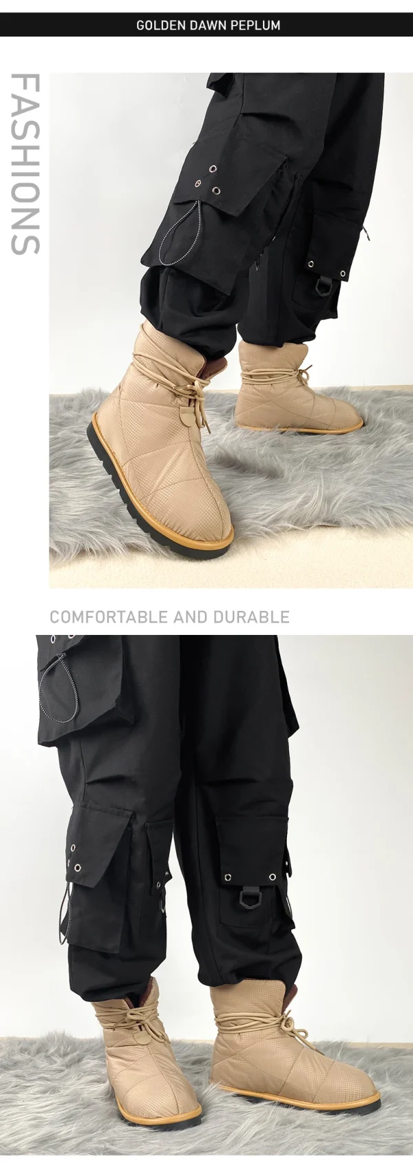 Women Ankle Boots Winter Warm Female Snow Boots Platforms Casual Short Shoes Woman Boots - Image 9