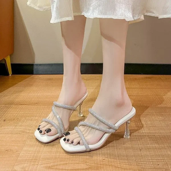 Open Toe Lace-up Sandals, Women 2025 Summer New Flat Soft Soled Student - Image 3