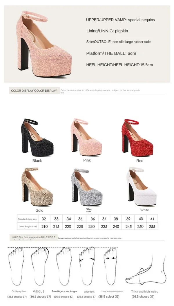 High Heels Fashion Pointed Elegant Women's Wedding Show Party Women's Shoes - Image 10