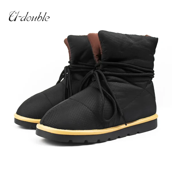 Fashion Women Ankle Boots Winter Warm Female Snow Boots Platforms - Image 2