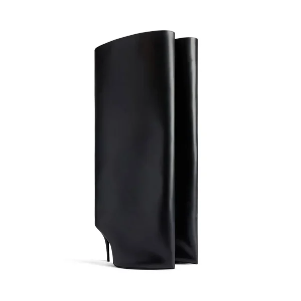 High Heels Knee Length Women's Boots Fashion Walk Party Women's Large Mid Size Boots - Image 9