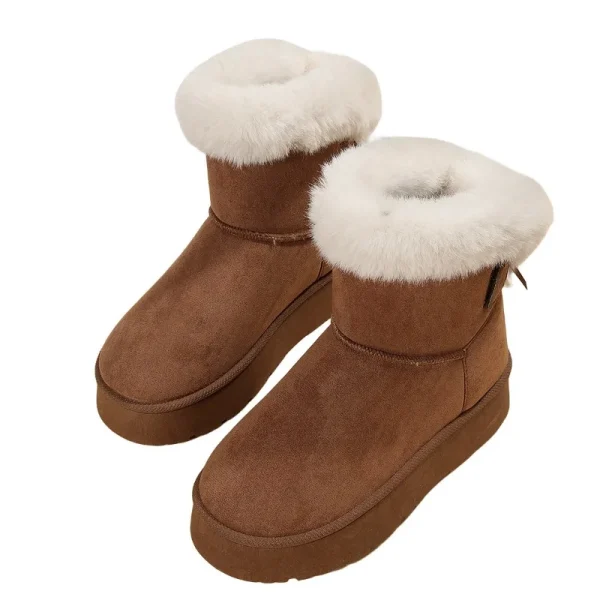 Snow Boots Women Winter Shoes Women Platform Boots Warm Plush Cotton - Image 6