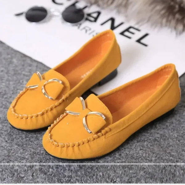 Women's Fashion Casual Lofers Flat Shoes Ladies Autumn Elegant Butterfly-Knot Comfortable Shoes - Image 5