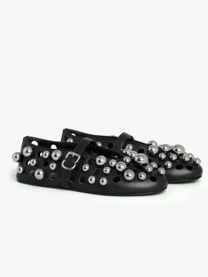 Summer New Hollow Pearl Ballet Flat Shoes Fashion and  Women’s Flat Shoes