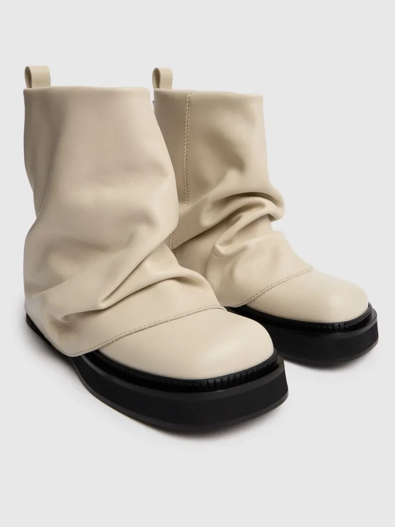Winter New Knight Boots Women's Thick Sole Low Heel Short Boots Fashion Square
