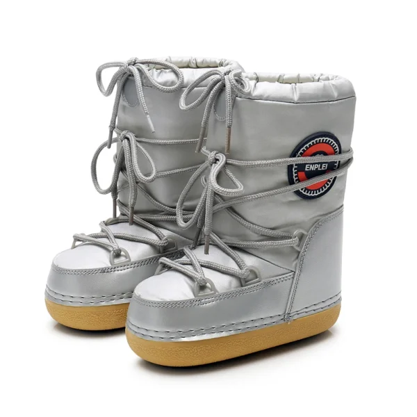 Woman Waterproof Platform Space Boots Snow Boots For Women 2024Winter - Image 3