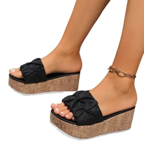 Women's Sandals, Summer Light Platform High Heels Shoes with Open Toe - Image 6