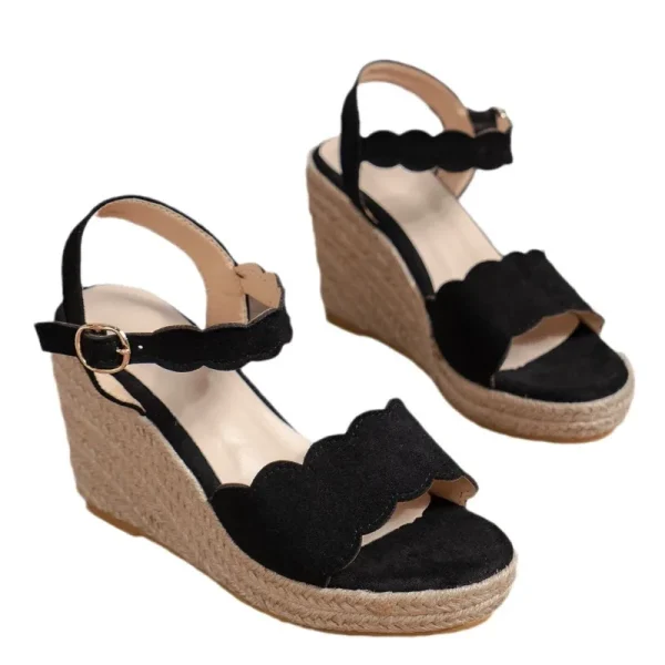 Sapatos Mulher Wedge Heels for Women with Closed Toe Wedge Sandals - Image 6