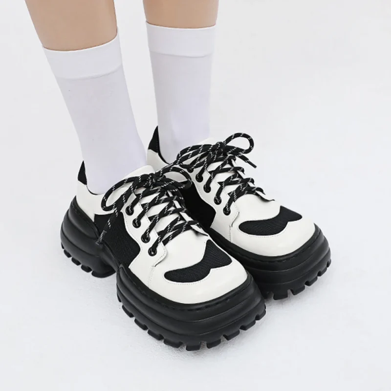 Women Platform Shoes Spring New Thick-soled Ladies Sneakers Casual Trend Girl Shoes - Image 2