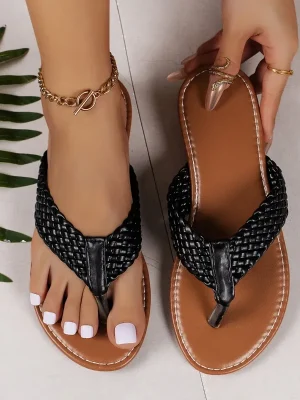 Women’s Flip Flops Summer Shoes Flat Casual Hot Shoes Home