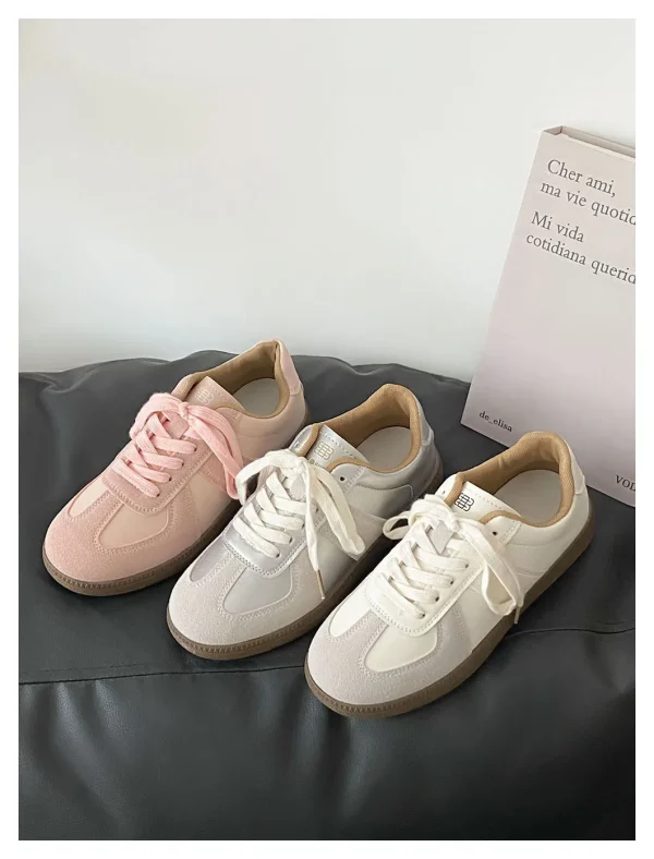 Women Causal Sneakers Summer Fashion Breathable Ladies Mesh Lace Up Sports Shoes - Image 6