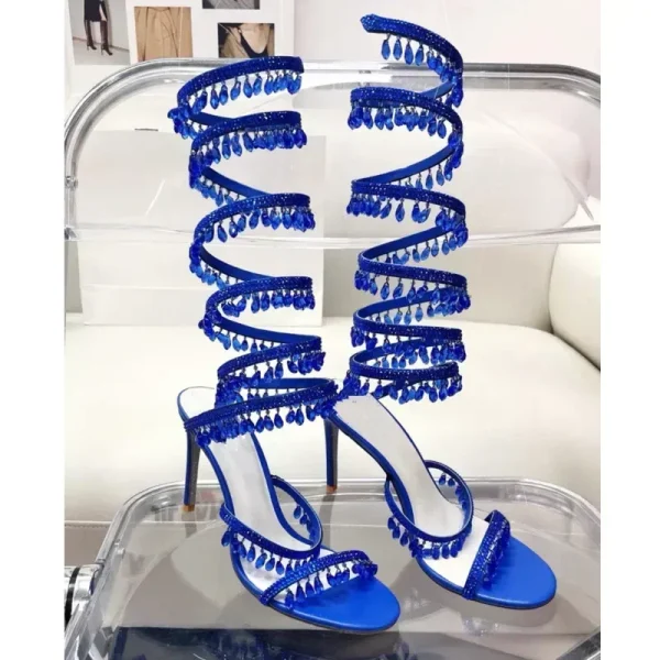 Women's New Rhinestone Sandals Fashion Crystal Women's Sandals - Image 5