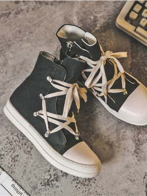 Women Sneakers High Top Cross Tied Men’s Casual Shoes Leisure Brand Designed Lace Up