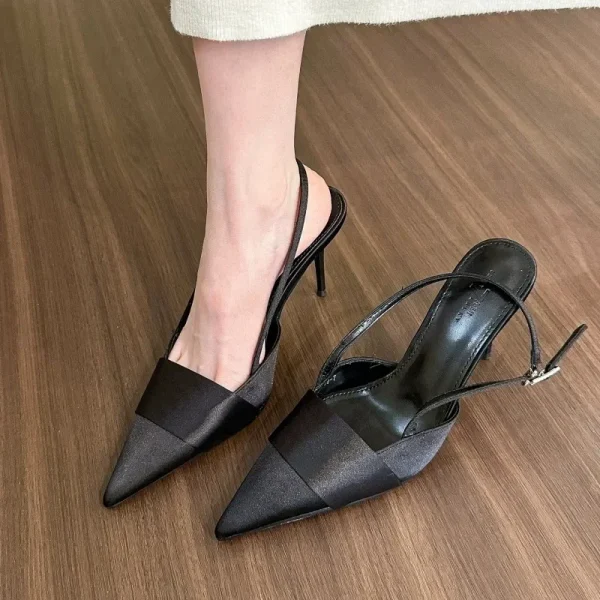 Sandals Women High Heels Shoes Fashion Summer Slippers 2024 - Image 3