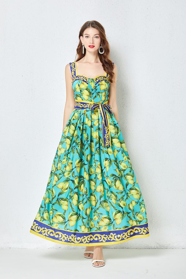 Women’s Summer Printed Cami Maxi Dress