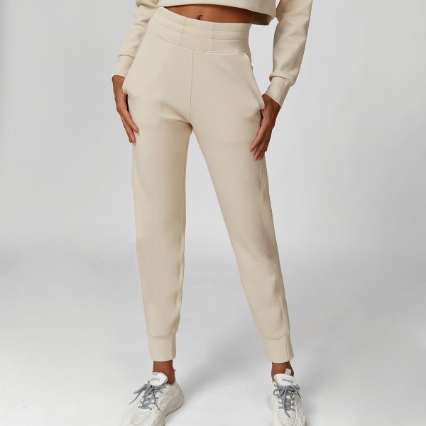 Hooded Loose Fit Sweater and Sweatpants Set for Women - Image 11