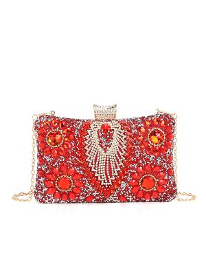 Diamond Inlaid Rhinestone Dinner Bag Women Cocktail Clutch